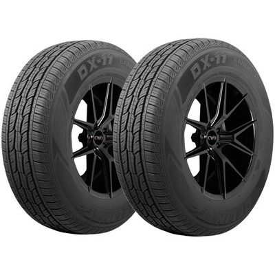 (QTY 2) 255/55ZR18 Delinte DX11 Bandit H/T 109W XL Black Wall Tires
