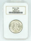 1942-D NGC MS65 Walking Liberty Fatty Holder