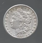 1887-S Morgan Silver Dollar Coinsnap AU