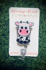Baby Cow Badge Reel
