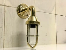 Nautical Ship Marine New Solid Brass Wall Swan Passageway Bulkhead Light 1pcs