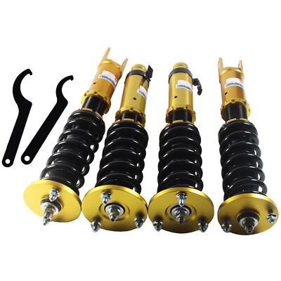 New Gold Full Coilover Suspension Kit Fits For 2008-2012 Honda Accord 2.4L 3.5L