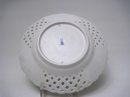 Meissen durchbruchteller,Früchtemalerei mit Gold.1.wahl.(161-0418) - Picture 4 of 5