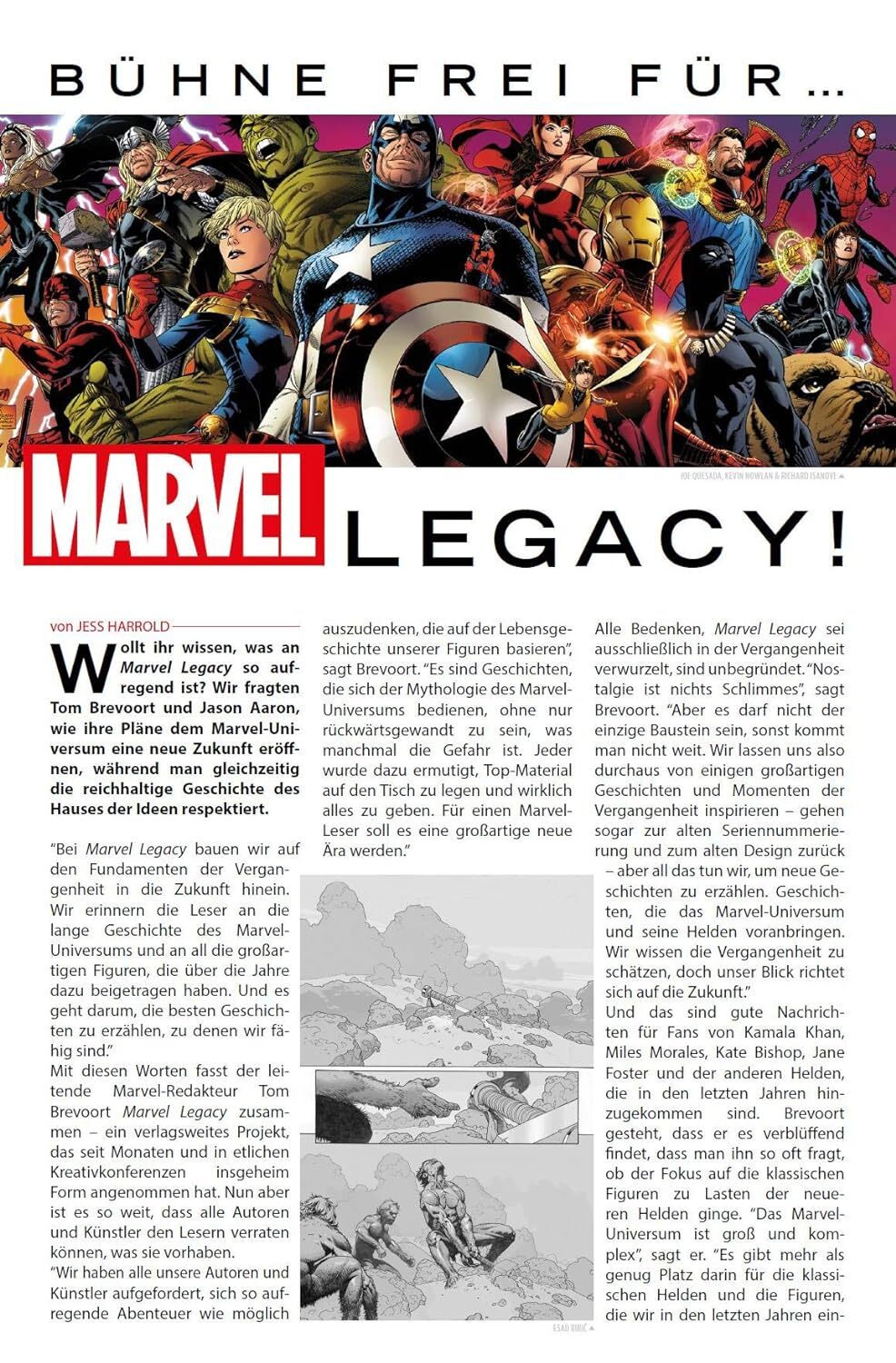 Thumbnail - Marvel Legacy: Mit Hintergrundinformationen Taschenbuch – 26. Februar