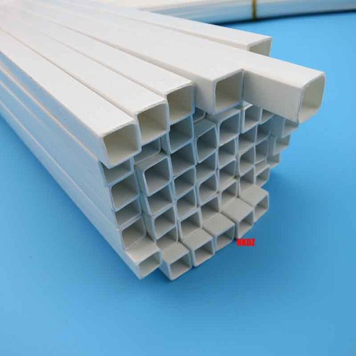 ABS Plastic Square Tube White Styrene Hollow Bar Pipe Strip Rod DIY Model 250mm - Picture 10 of 16