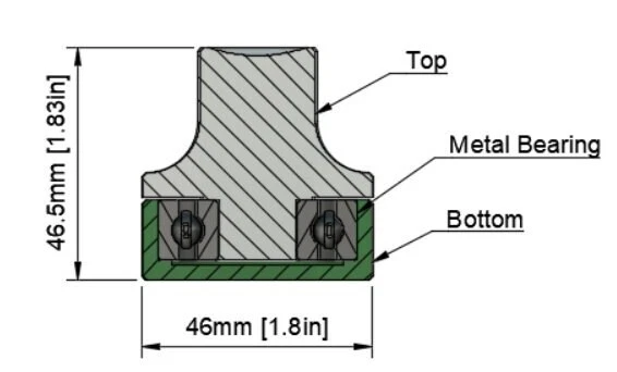 46mm Clay Trimming Spinning Tool For Pottery - Image 3 of 3