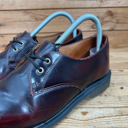 Dr Martens Shoes Womens Size UK 5 Brook Cherry Red Arcadia Leather Dress Brogue - Picture 10 of 14