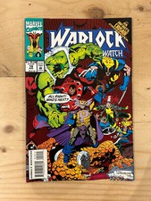 Warlock And The Infinity Watch #19 (G/FN) 1993 Starlin/ Grinberg Bagged Hulk Etc