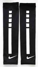 Nike Elite Youth Arm Sleeves Youth L/XL Black/White