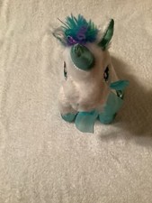 Dan Dee Collectors Choice White Unicorn Plush Stuffed Animal Rainbow Mane Tail
