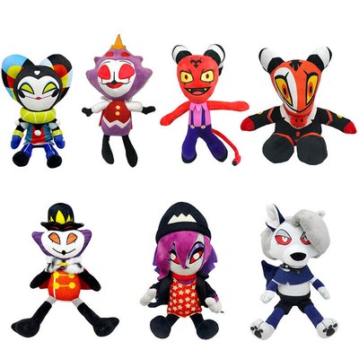 Hazbin Hotel Figure Doll Animal Toy Stolas Alastor Helluva Boss Plush Party Gift