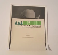 Joe Foss in Outdoors Liberty Mutual Network Press Photo Medal of Honor NRA 