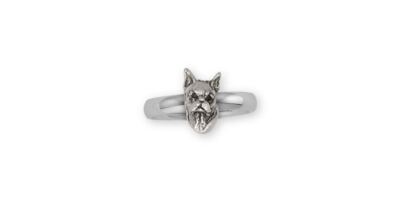 Boxer Ring Jewelry Sterling Silver Handmade Dog Ring BX2-R | eBay