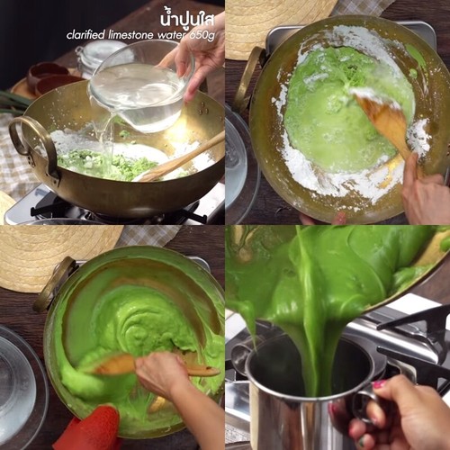 Thai Traditional Dessert Mold LOD CHONG Maker Noodle Stainless Cendol in Coconut - Picture 8 of 12