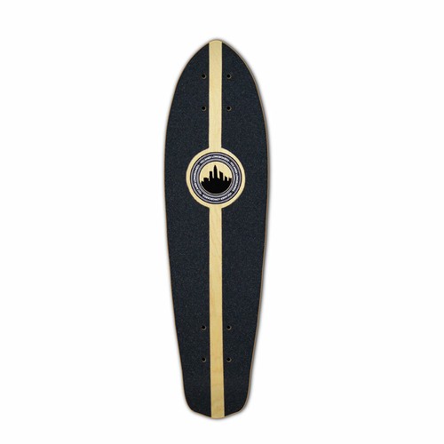 Yocaher Micro Cruiser Deck - Bandana Black (DECK ONLY) - Picture 2 of 5