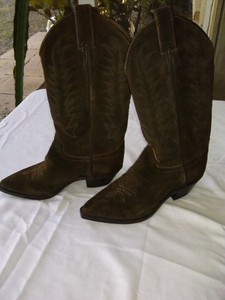 womens leather sole cowboy boots