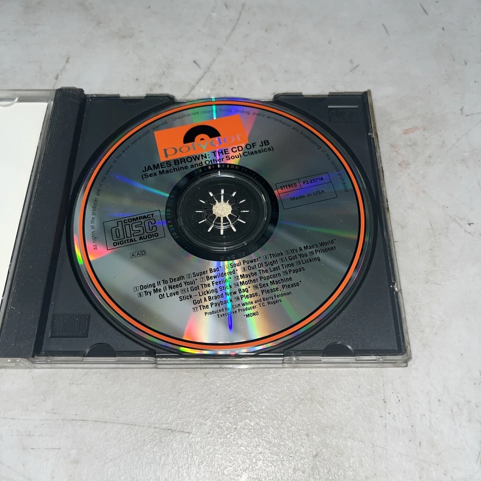 James Brown The CD of JB Sex Machine & Other Classics CD 1985 - Image 2 of 3