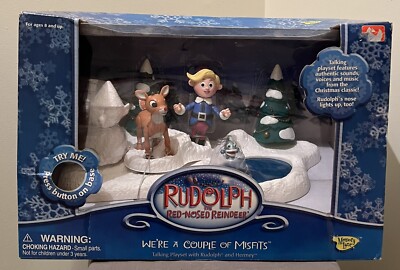 RUDOLPH  WERE A COUPLE OF MISFITS  TALKING ISLAND (NEW IN PKG.) 2003 MEMORY LANE