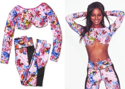 Victoria's Secret Mary Katrantzou Runway Bra Top Legging Set M