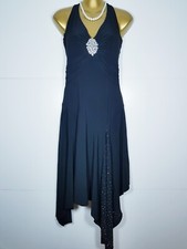 BNWT NEW DOROTHY PERKINS DRESS SIZE 10 BLACK BLING PARTY OCCASION HALTER J880