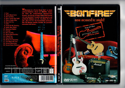 Bonfire - One Acoustic Night: Live at the ''Private Music Club'' -  2 DVD Box