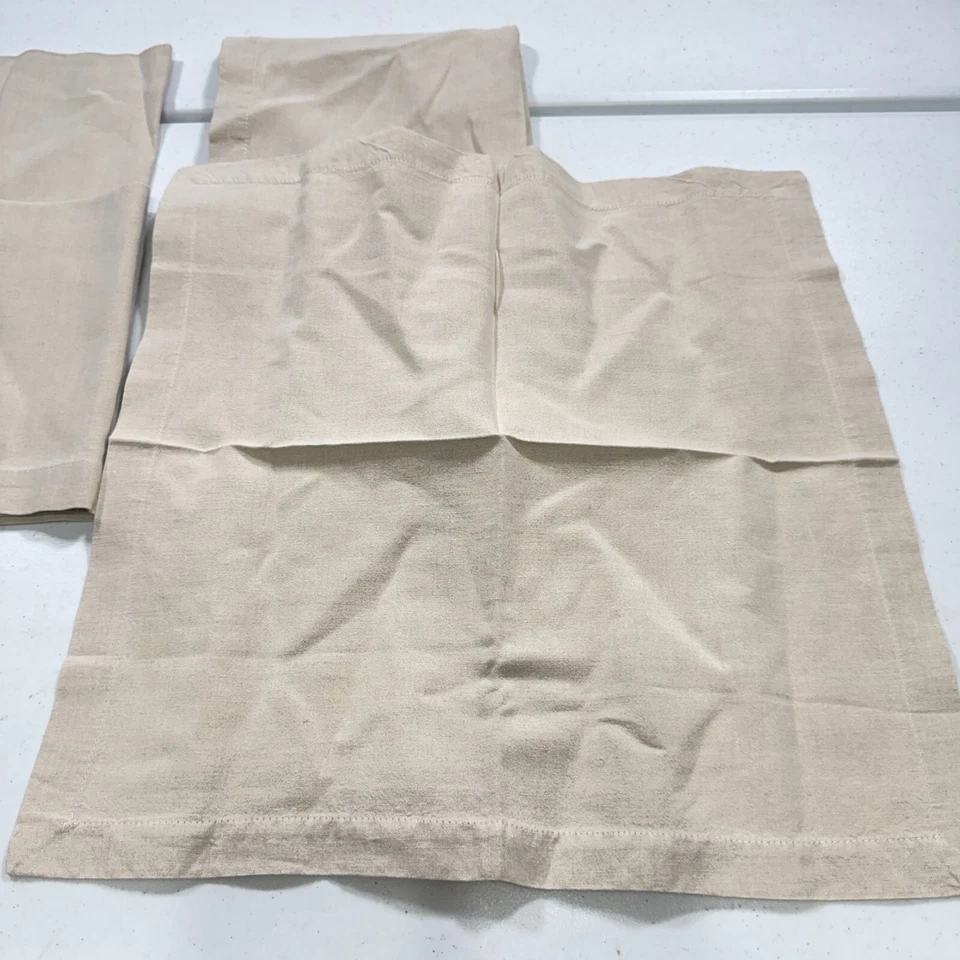 williams sonoma napkin set 5 beige tan linen blend portugal - Image 3 of 4