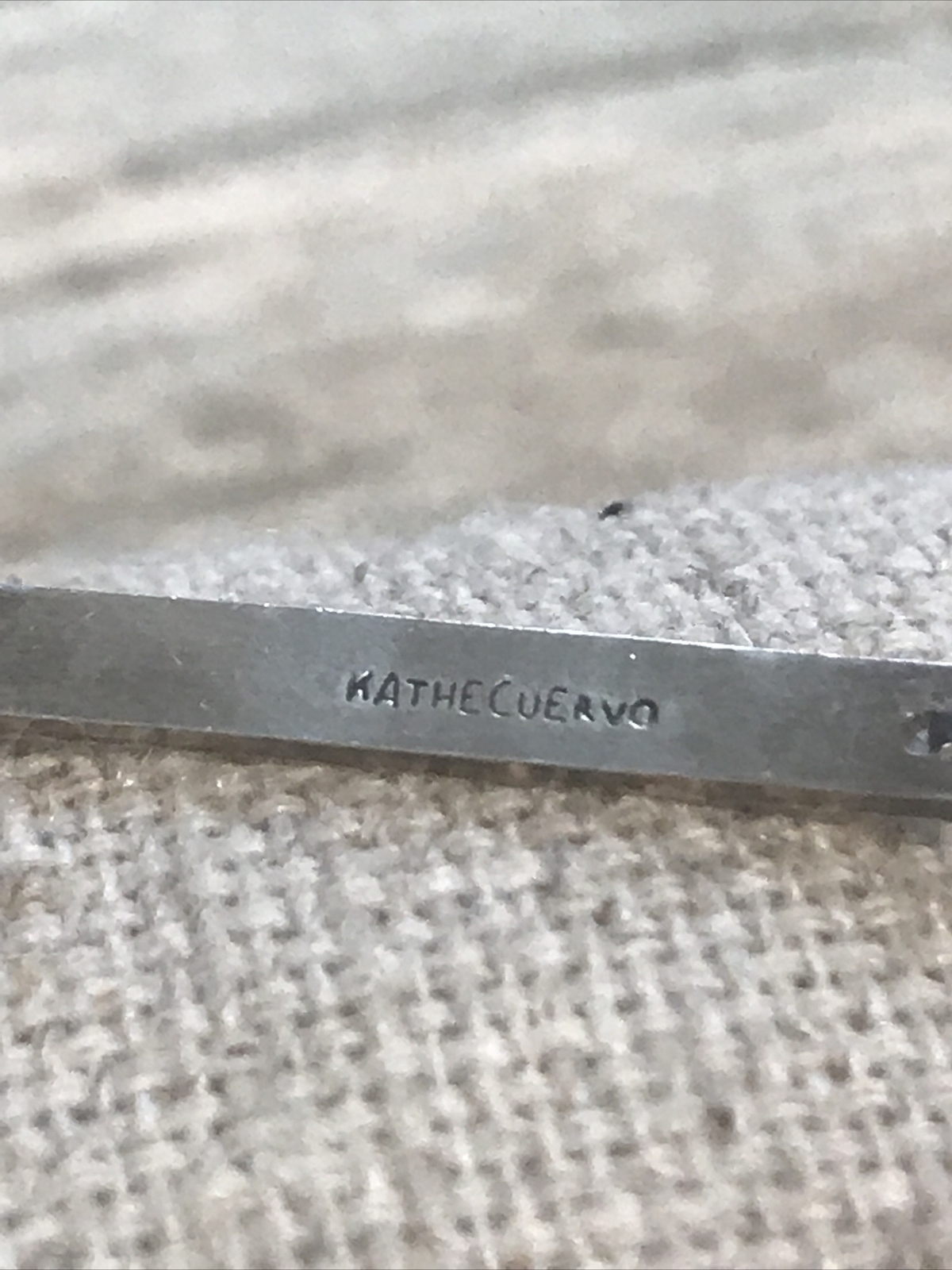 Sterling Silver Believe Blue String Bracelet  Kat… - image 4