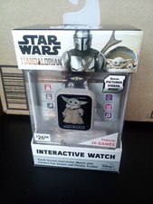 Star Wars Mandalorian iTime Unisex Kids Interactive Baby Joda Smartwatch