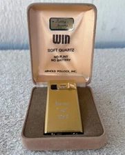 Vintage WIN Soft Quartz No Flint No Battery Arnold Polluck Inc. Lukley's Jewelry