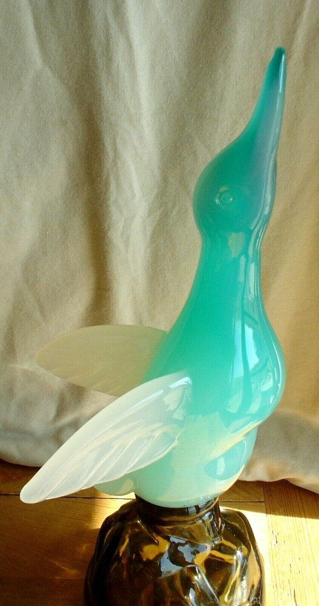 Murano Art Glass Alabastro Duck Cherry Ardo Wine decanter by
