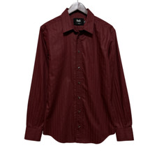Dolce & Gabbana D&G Slim Long Sleeve Button Up Dress Shirt - Men, Red, 52