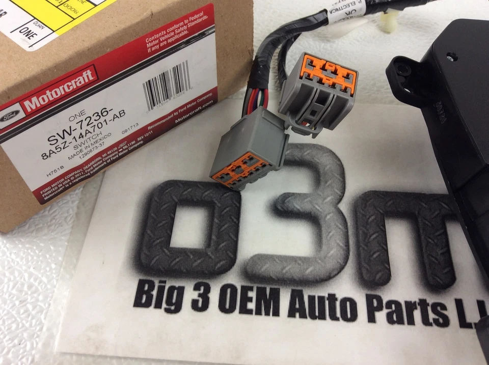 Lincoln MKS MKT 2009-2019 lado del conductor asiento delantero eléctrico interruptor de control Foto 3 de 3