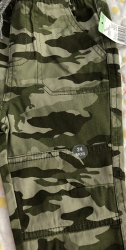Toughskins Camo Drawstring Pants Size 24 Mos NWT Back to School / Play On Sale! - Picture 3 of 11