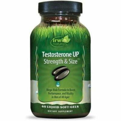 Irwin Naturals Testosterone Up  Strength & Size  60 Liquid Softgels