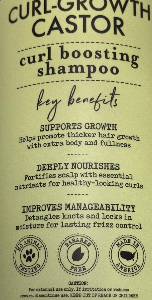 (2-Pk) PHARM to TABLE CURL-GROWTH CASTOR Avocado Boosting SHAMPOO + CONDITIONER - Image 3 of 4