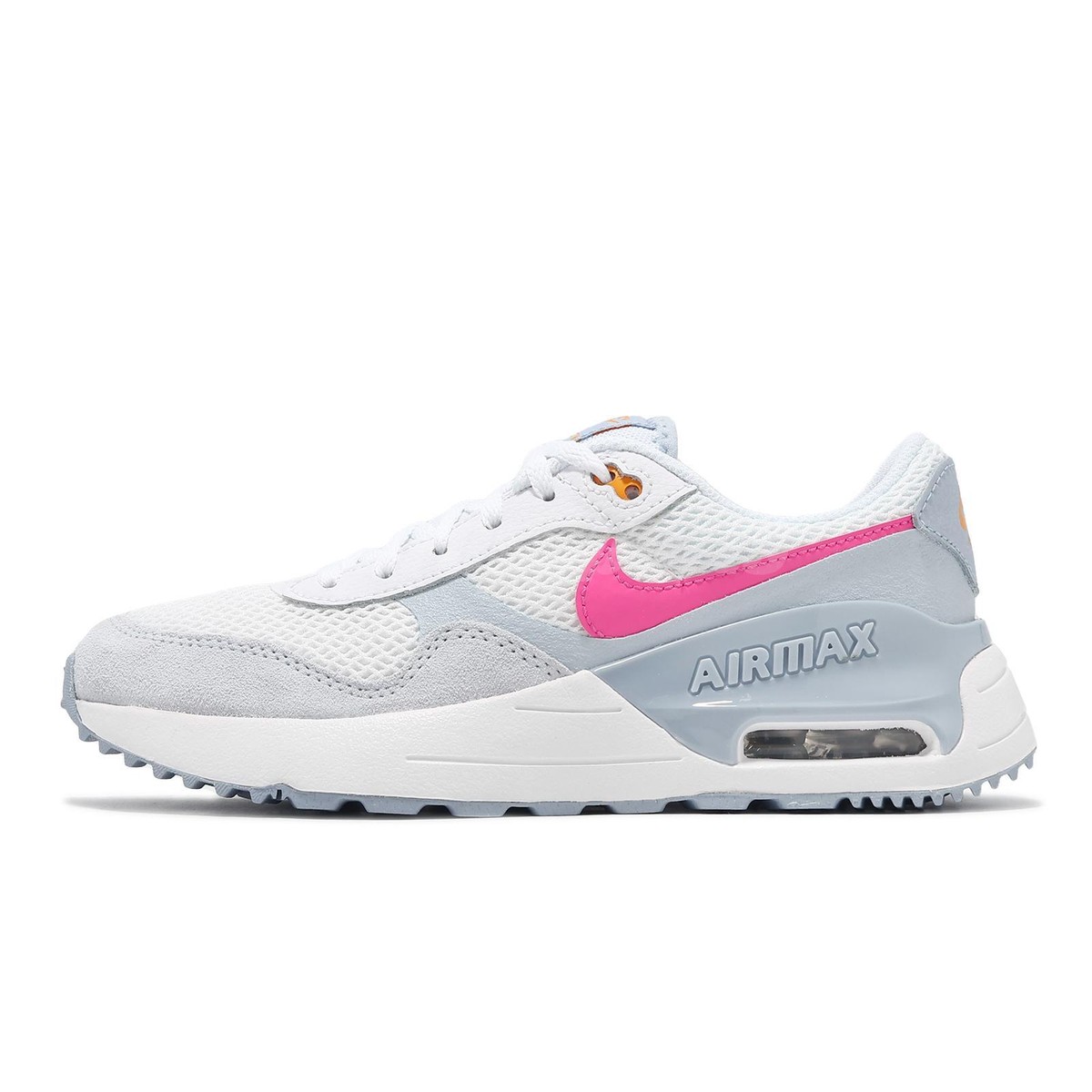 Nike Air Max Systm GS White Pinksicle Blue Tint Kids Youth