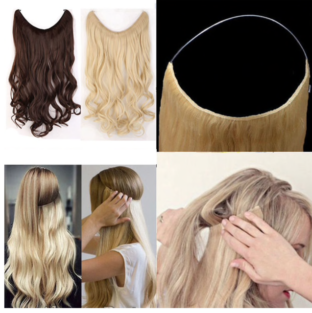 Fish Line Headband Secret Miracle Hair Wire Wave Volumn Hair