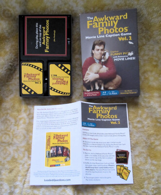 THE AWKWARD FAMILY PHOTOS MOVIE LINE CAPTION GAME VOL. 2 NICE USED
