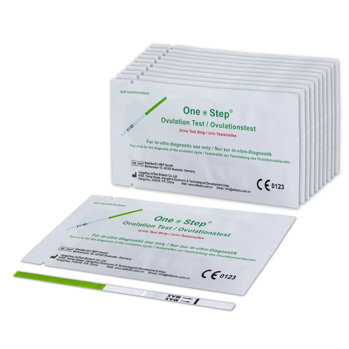 David One Ovulationstest Streifen 0-80 miu/ml mit LH Anzeige 50 St David One Ovulationstest Streifen 0-80 miu/ml mit LH Anzeige 50 St