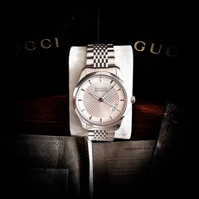 Original Gucci G Timeless Uhr Automatik Fullset Swiss ETA Italy 126.4