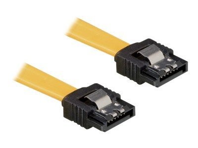 Delock SATA Kabel giallo Cavo Digitale/dati 0,3 m 7-pole Serial ATA 82473