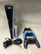 Sony PlayStation 5 Slim Digital Edition PS5 825GB White CFI-2015 W/ 3 CONTROLLER