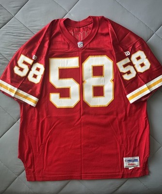 100% Authentic Wilson Proline NFL Kansas City Chiefs Derrick Thomas Jersey Sz 52