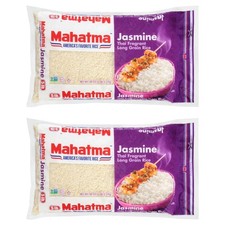 Jasmine Thai Fragrant Long Grain Rice Gluten Free 80 oz 5 lbs 2 Pack Bulk