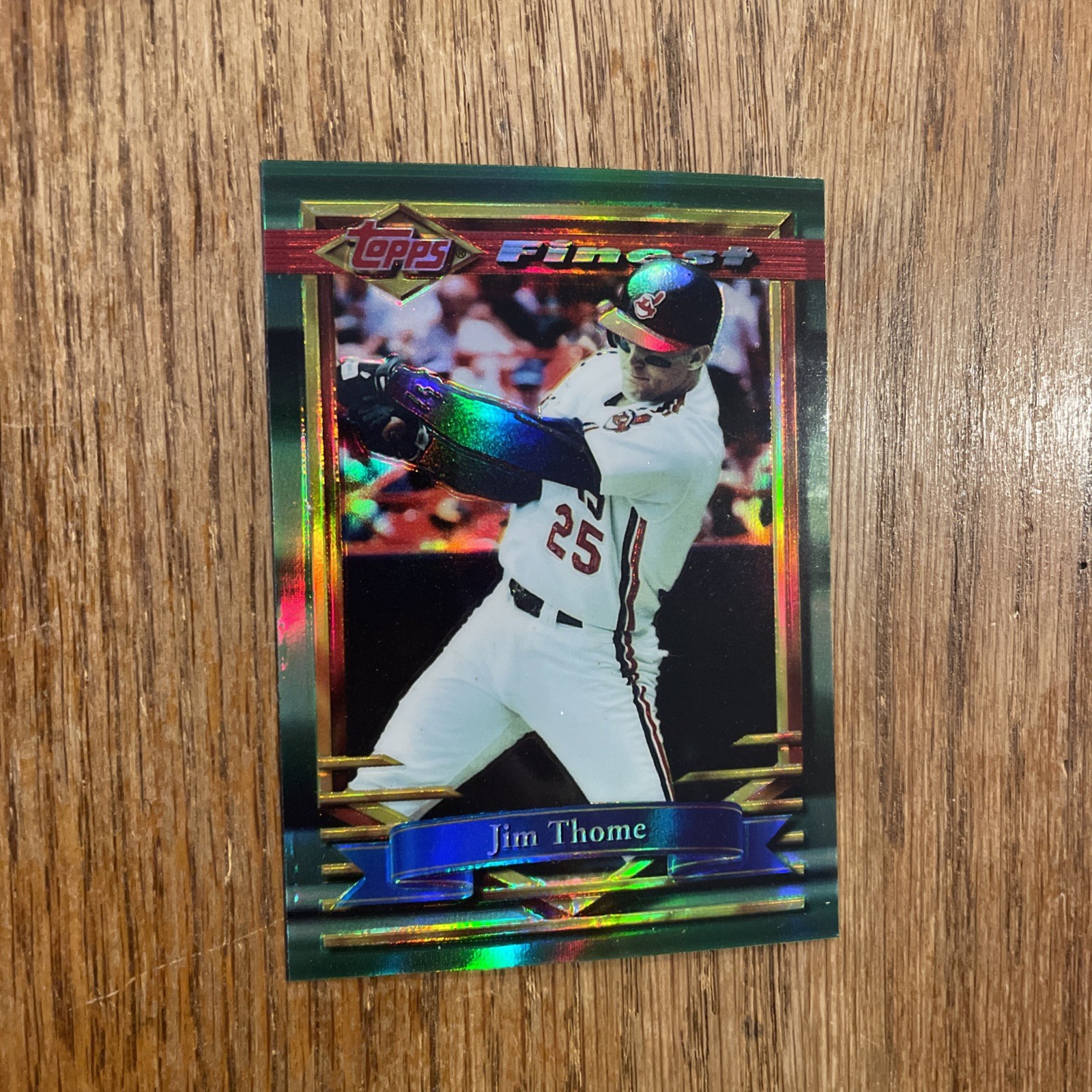 Jim Thome 1994 Topps Finest #102 REFRACTOR SP Rare Sharp
