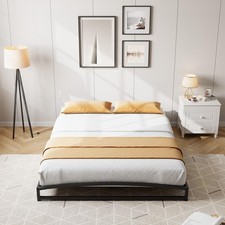 6"/10" Twin/Full/Queen/King Size Metal Platform Bed Frame,No Box Spring Needed