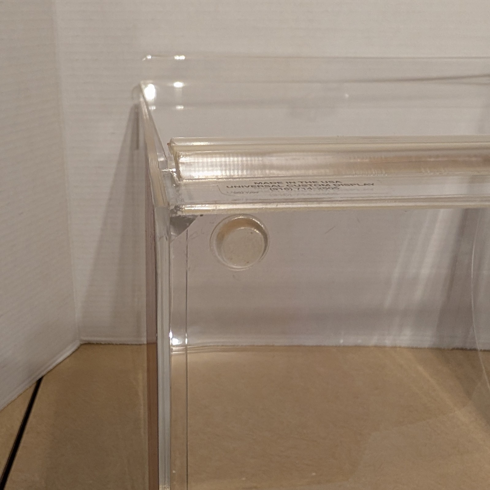 Otis Spunkmeyer Bakery Display Case Countertop Clear Dome Rear Door (no tray)