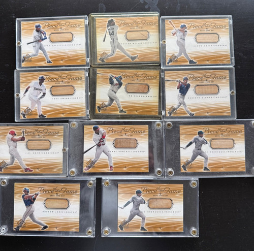 2000 Upper Deck GAME USED EDITION BAT: 11 CARD LOT