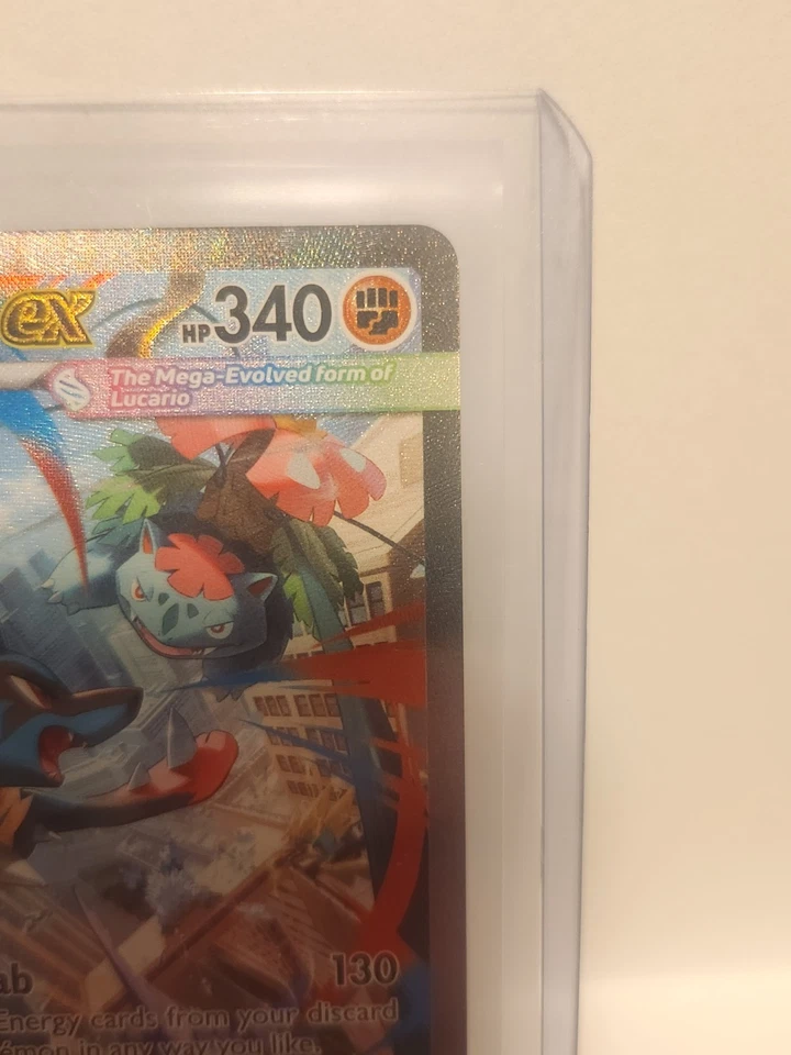 2025 POKEMON MEG EN-MEGA EVOLUTION 179 MEGA LUCARIO EX SPECIAL ILLUSTRATION RARE - Image 3 of 4
