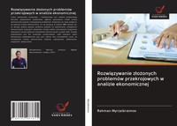 Rozwi¿Zywanie Z¿O¿Onych ProblemóW Przekrojowych W Analizie Ekonomicznej Buch